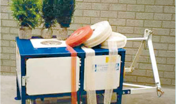 Máquina para hacer cepellones